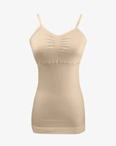 Camisola camisola acolchada con control de barriga sin costuras