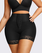 Shorts Ultra Altos de Cintura con Hueso