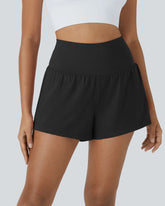 Super High Waisted 2-in-1 Workout Shorts 5'' for Women