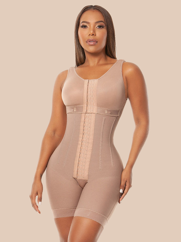 Women's Chest-Packed Body Shaper Postpartum Fajas Colombianas