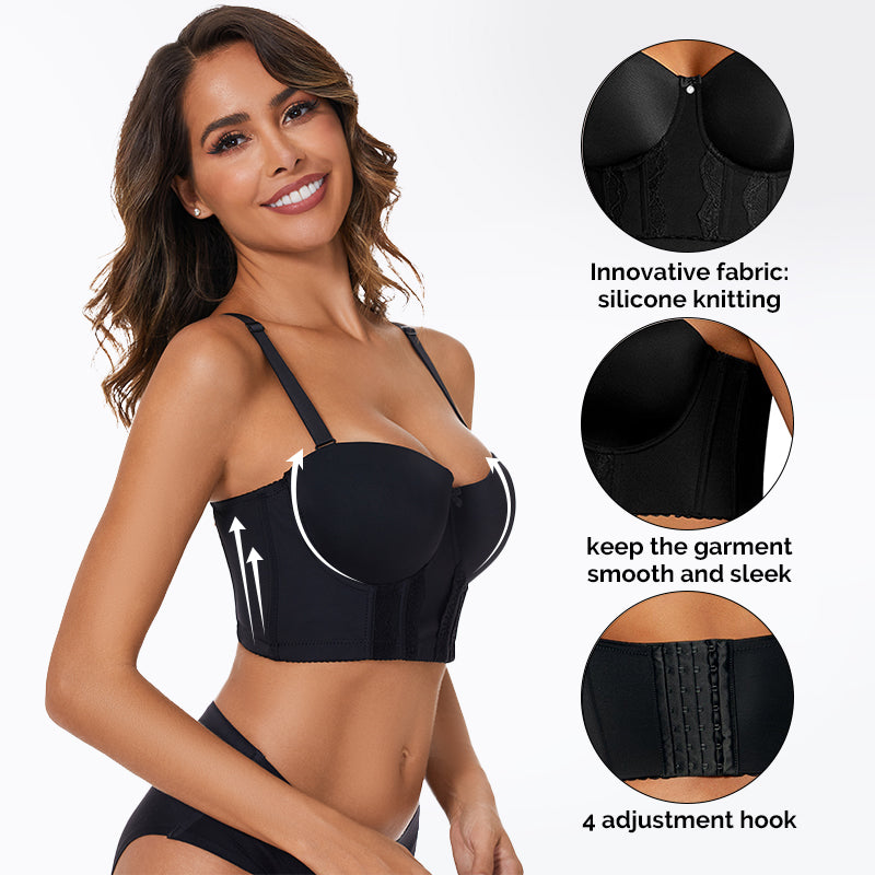 Le Mystere Soiree Bustier, Long line bra for strapless, backless gowns.