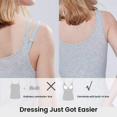 Woobilly®Cooling Slim-fit Tank Top with Built-in Bra(BUY 1 GET 1 FREE)