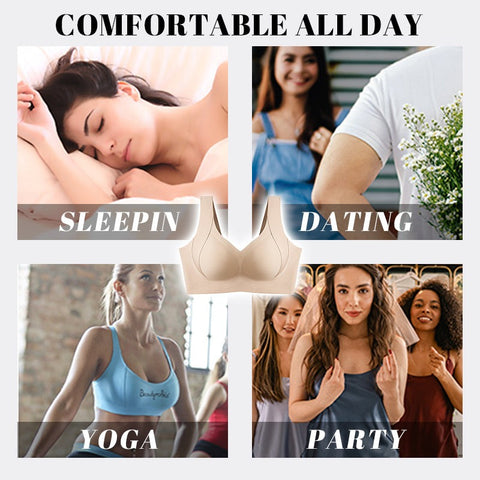 Daily Comfort Wireless Shaper Bra-Skin