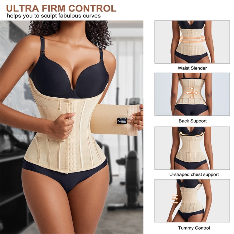 High Waisted Shaper Panty Corset Waist Trainer Fit Beilly Slimming