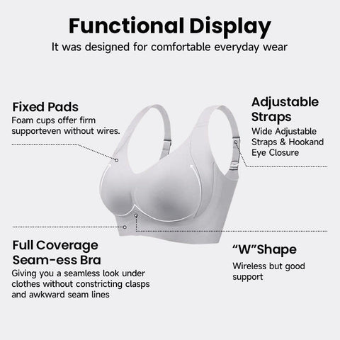 Daily Comfort Wireless Shaper Bra-Skin