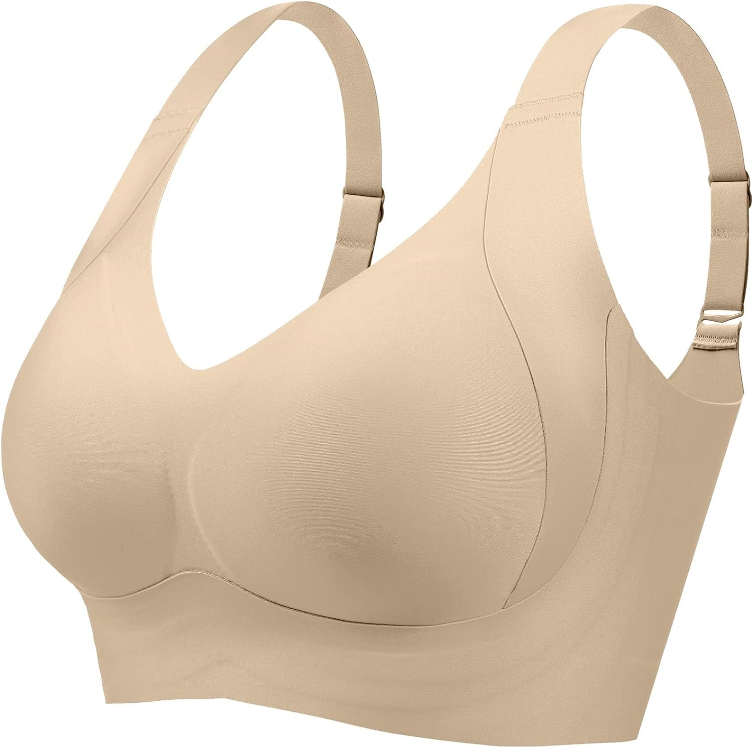 Woobilly®Enhanced w Support Adjustment Comfort Bra-Nude