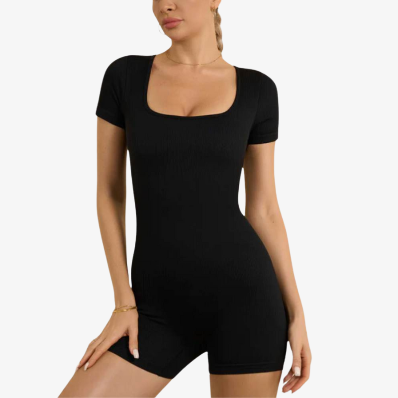 Basic Snatched T-Sleeve Romper