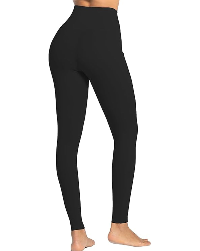 Woobilly High Waisted Butt Lifting Tummy Control Side Pocket Shaping Leggings (Buy 1 Get 1 Free)