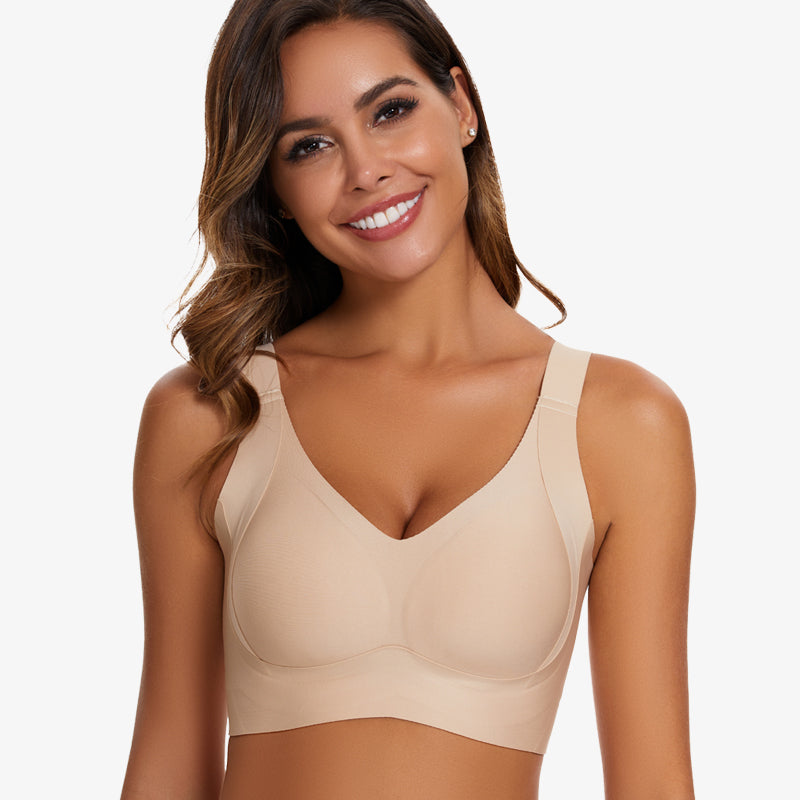 Woobilly®Enhanced w Support Adjustment Comfort Bra-Nude