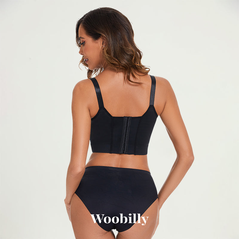 Woobilly Deep Cup Bra Hide Back Fat with Shapewear Incorporated