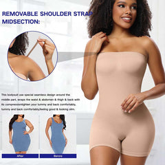 Woobilly® Detachable Strap Shapewear Bodysuit