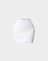 Basic Casual Mini Bodycon Skirt