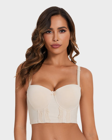 Low Back Strapless Bra