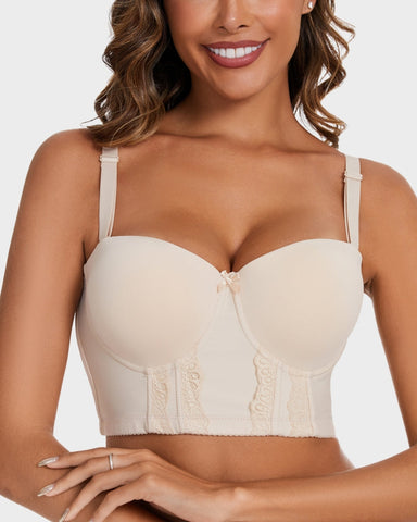 Low Back Strapless Bra