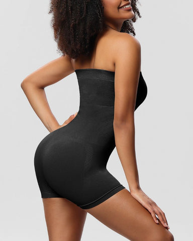 Strapless Slip Tummy Control Shapewear Bodysuit