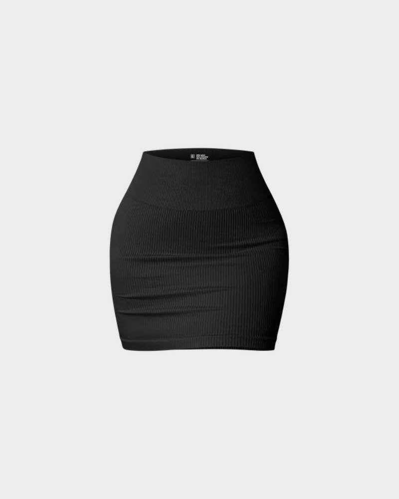 Basic Casual Mini Bodycon Skirt