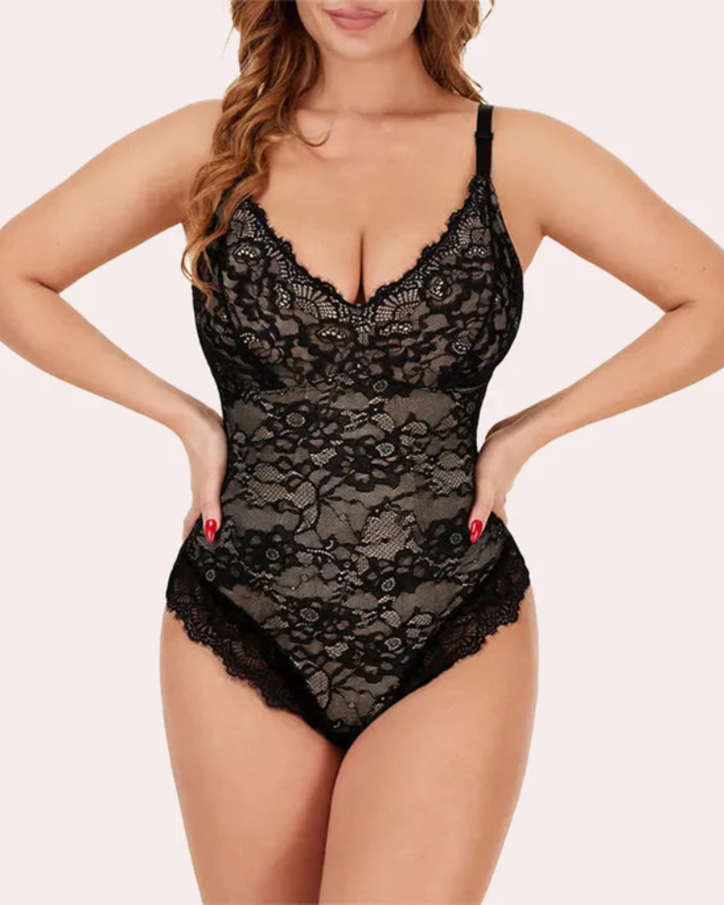 Plus Size Sexy Lace Bodysuits