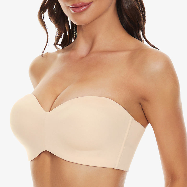 Woobilly®Full Support Non-Slip Convertible Bandeau Bra （BUY 1 GET 1 FREE）-2Pcs Nude
