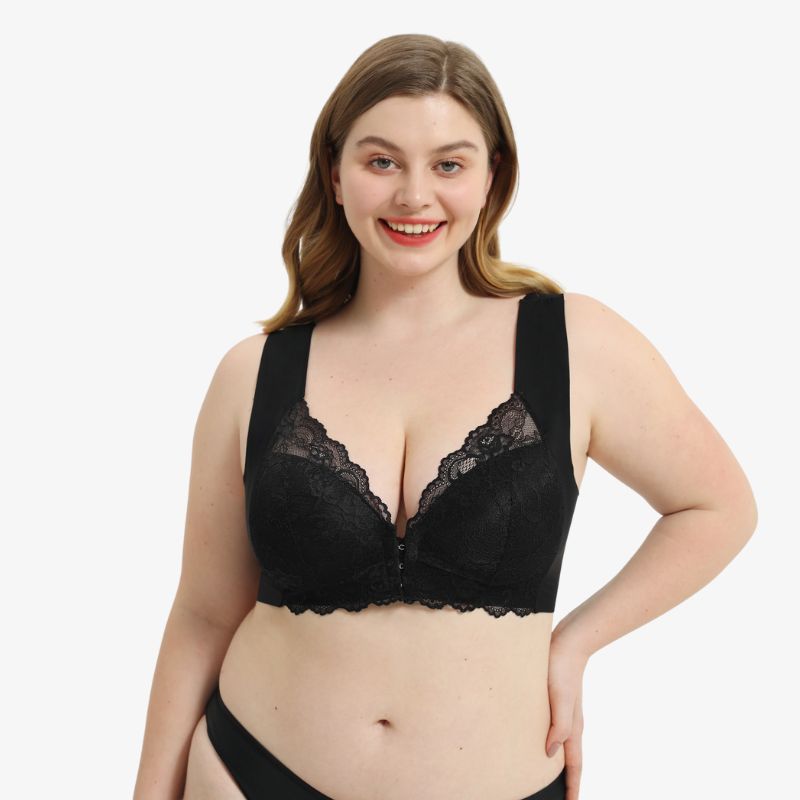 Front Closure '5D' Shaping Push Up Comfy Wireless Bra
