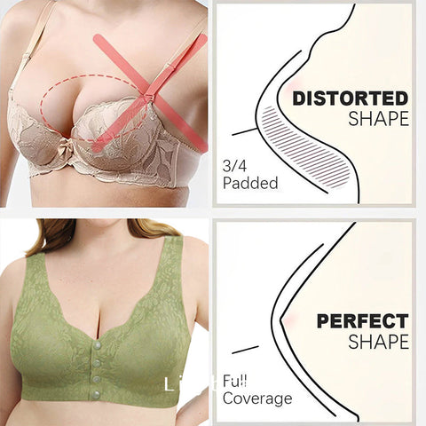 Woobilly® ZERO FEEL Lace Cooling Front Closure Bra