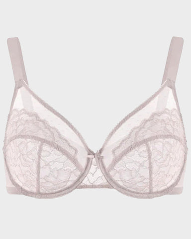Woobilly® Full Coverage Lace Minimizer Bra - Petal