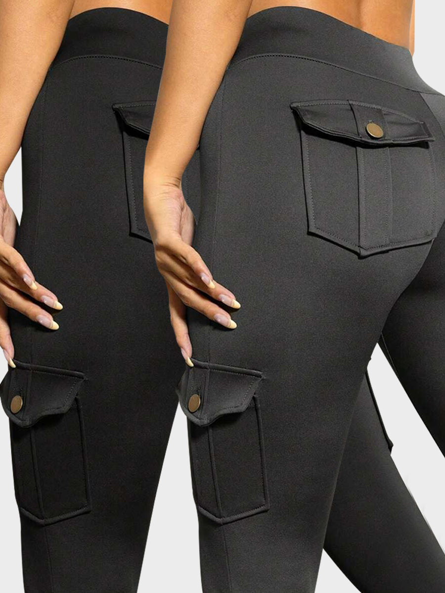 Butt Lifting High Waist Tummy Control Cargo Leggings