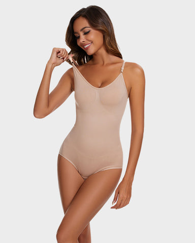 Seamless Tummy Control Shapewear Bodysuit For Women