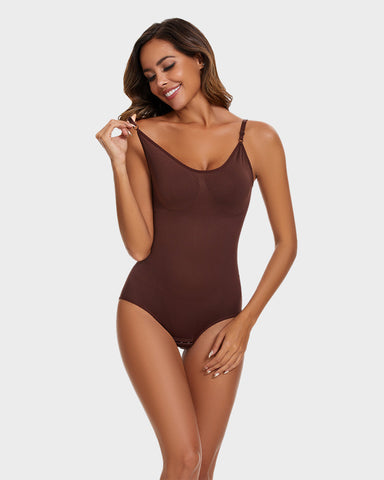 Seamless Tummy Control Shapewear Bodysuit For Women