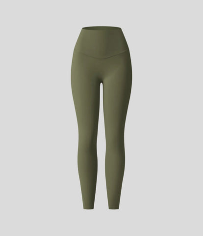 High Waisted Butt Lifting Tummy Control Side Pocket Shaping Training Leggings (2 Pack)-test