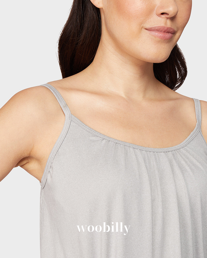 Woobilly®Women's Cool Flowy Bra Cami with Built-in Cups(2 PACK)