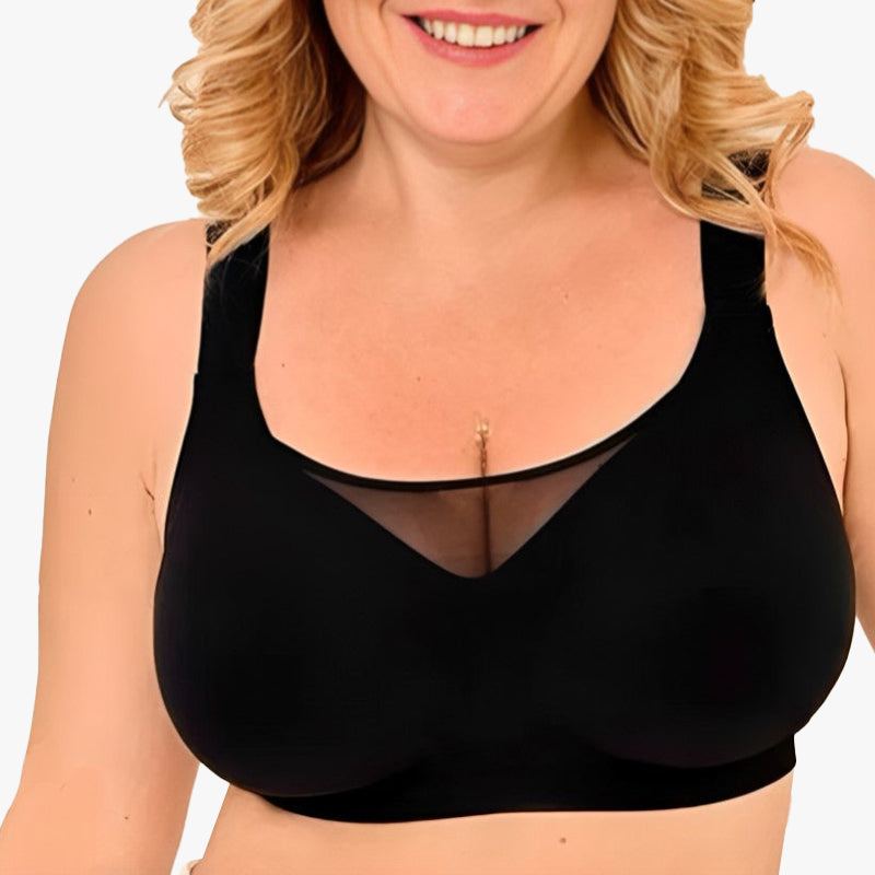 2-Pack Seamless Sports Bra Wirefree Yoga Bra with Removable Pads Plus Size  for Women (As Seen On Tvs) (S 30A 30B 32A 32B, 2 Pack Black) at   Women's Clothing store