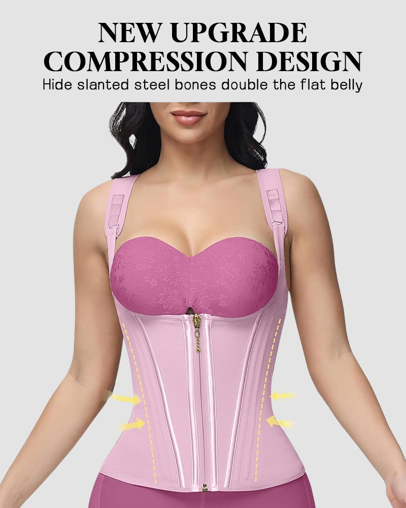 Woobilly® Double Waistband Corset Vest Waist Trainer