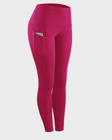 High Waist Tummy Control Fitness Leggings with Pockets