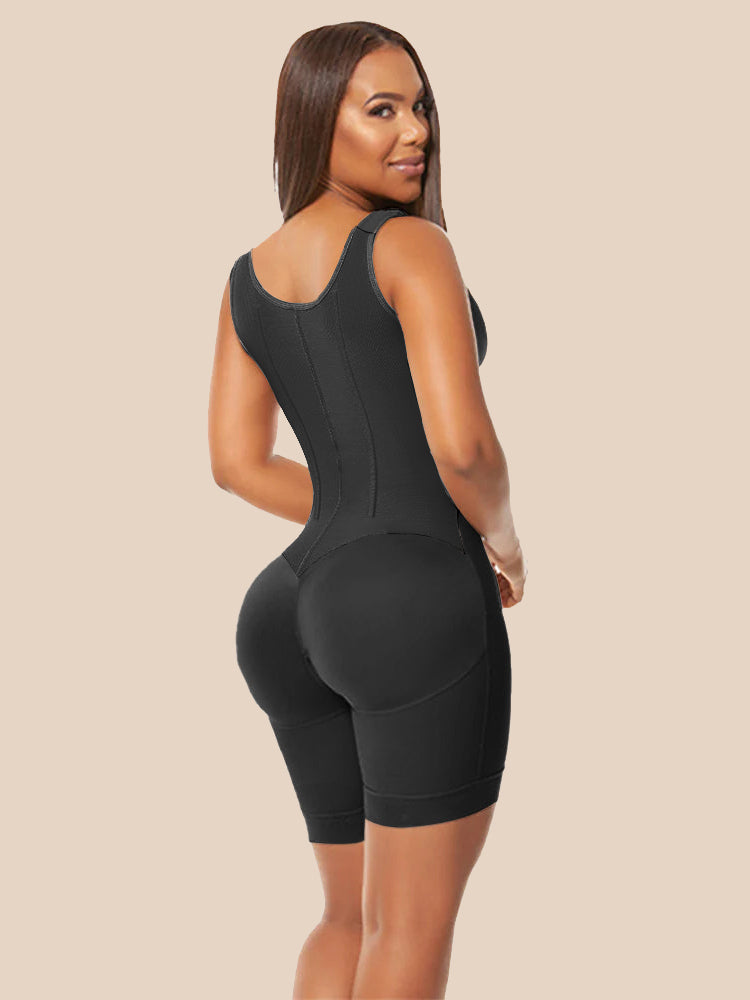 Women's Chest-Packed Body Shaper Postpartum Fajas Colombianas