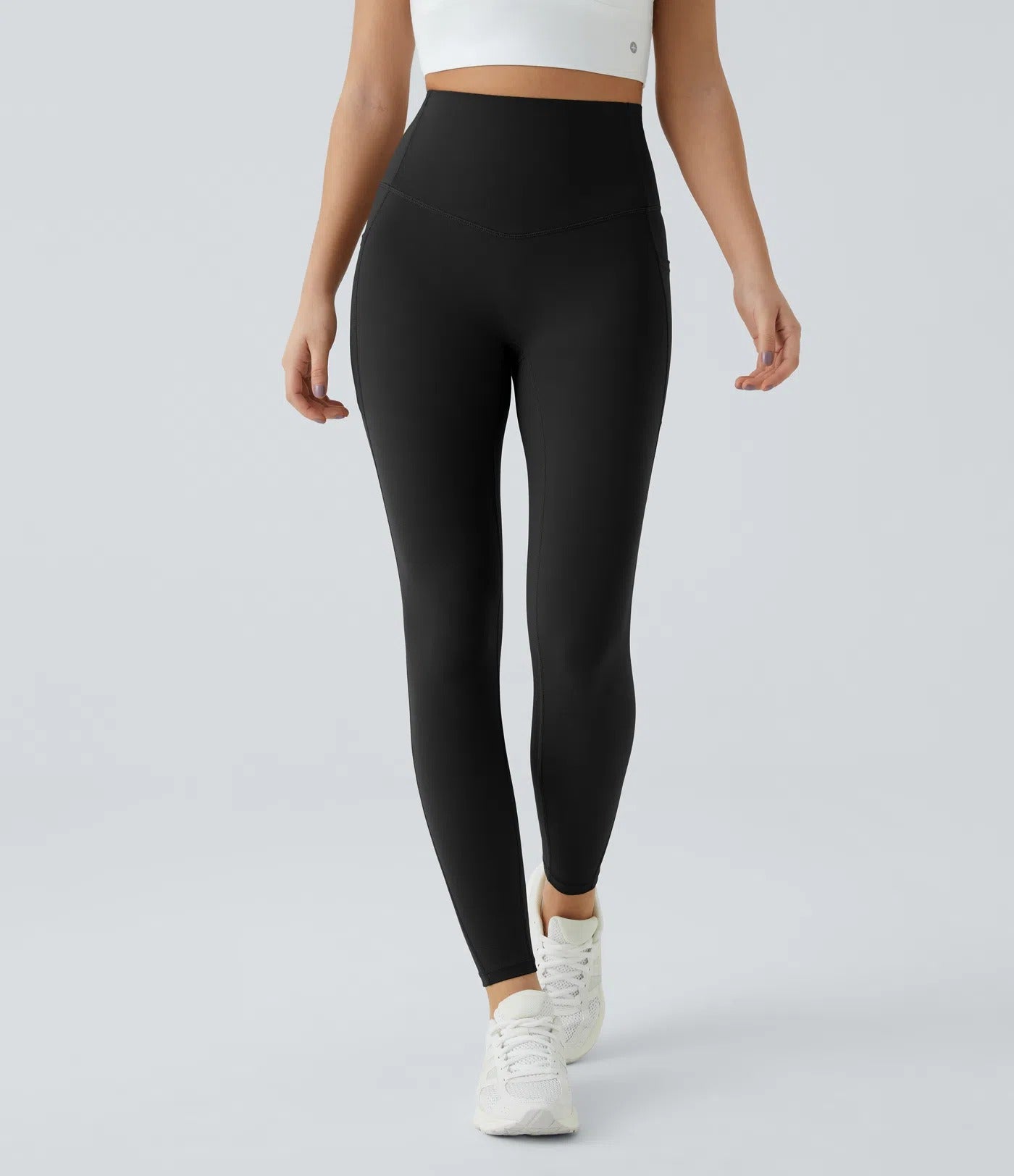 High Waisted Butt Lifting Tummy Control Side Pocket Shaping Training Leggings