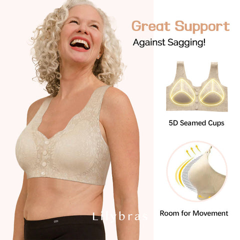 Woobilly® ZERO FEEL Lace Cooling Front Closure Bra