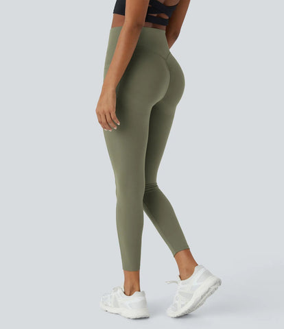 High Waisted Butt Lifting Tummy Control Side Pocket Shaping Training Leggings（复制图片）