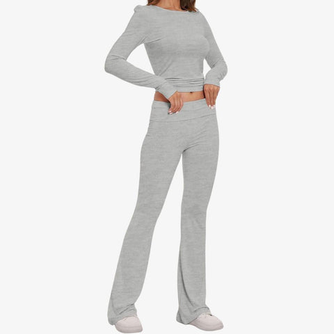 Long Sleeve Cotton Jersey Lounge Set