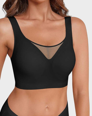 Mesh Front Contouring Bra