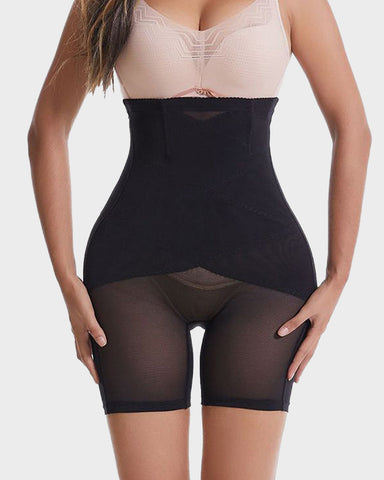 Mesh High Waist Shapewear Shorts