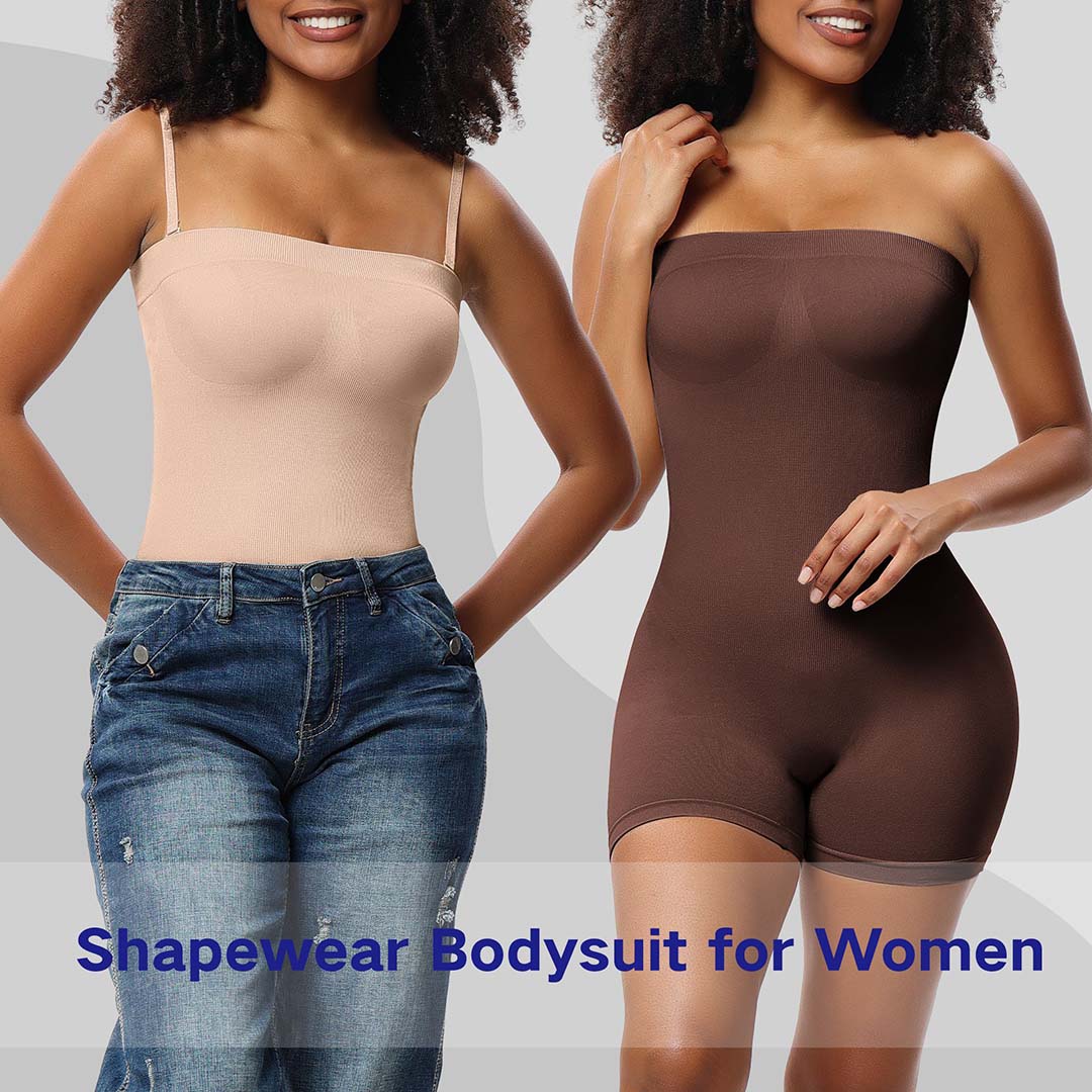 Woobilly® Detachable Strap Shapewear Bodysuit