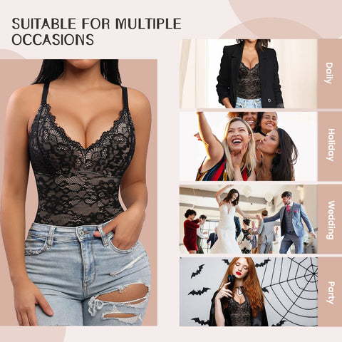 Plus Size Sexy Lace Bodysuits