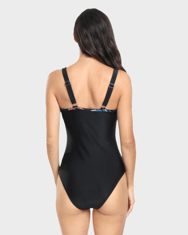 Sexy Mesh Tummy Control Swimsuit