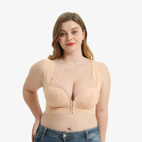 Front Closure '5D' Shaping Push Up Comfy Wireless Bra