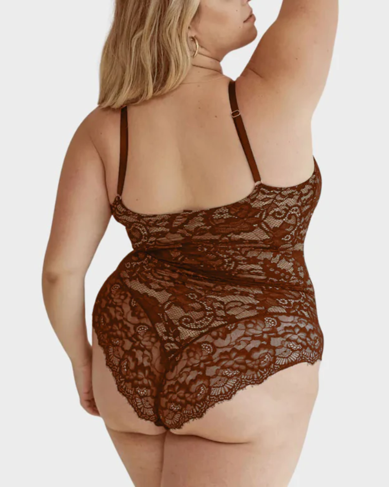 Plus Size Sexy Lace Bodysuits