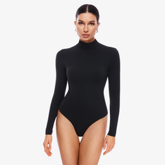 Mock Neck Long Sleeve Bodysuit