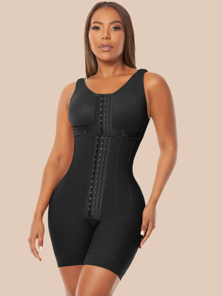 Women's Chest-Packed Body Shaper Postpartum Fajas Colombianas