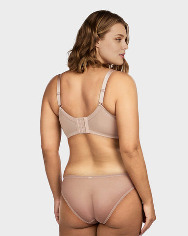 Woobilly® Full Coverage Lace Minimizer Bra - Petal