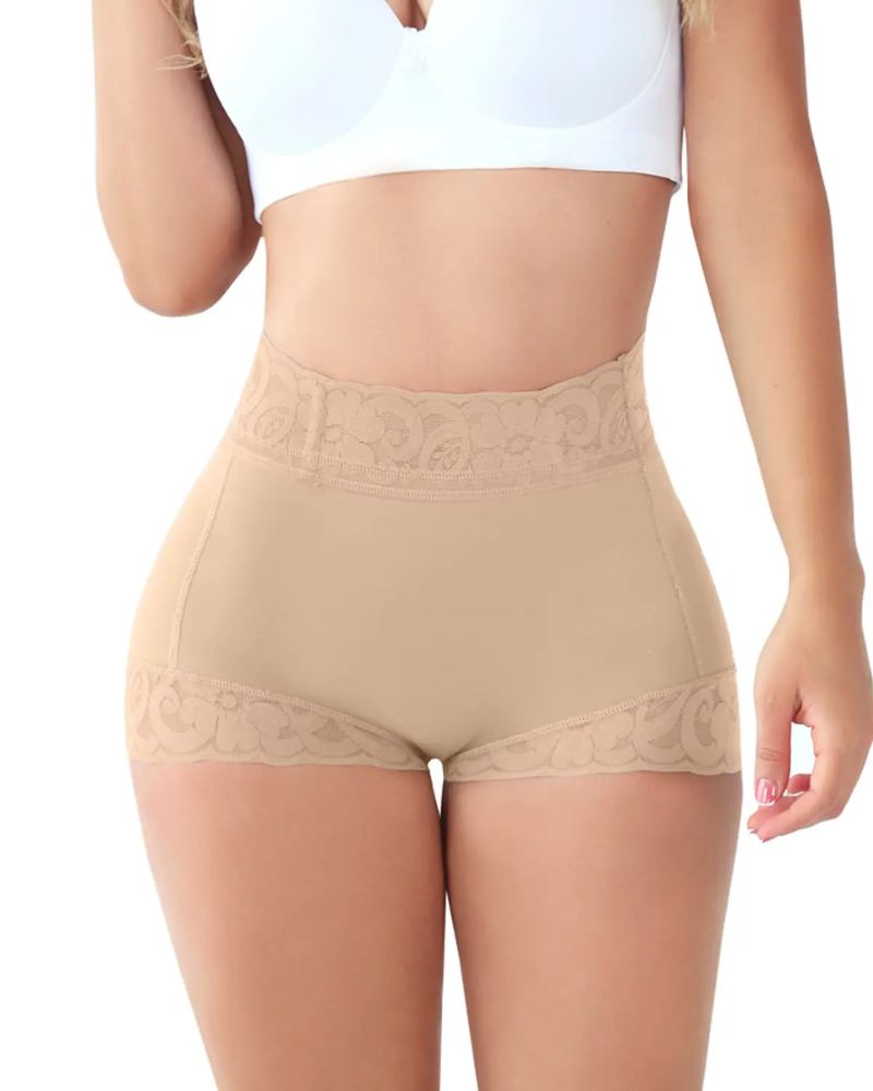 Classic Lace Butt Lifter Shaping Shorts For Women