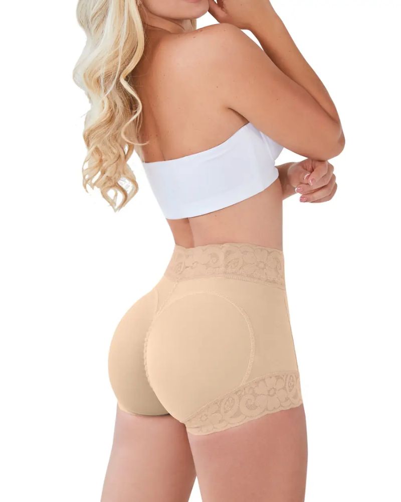 Classic Lace Butt Lifter Shaping Shorts For Women